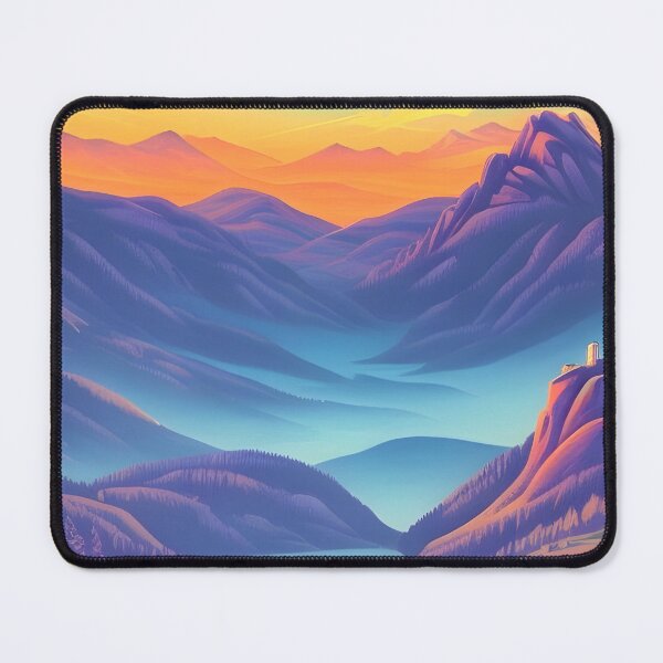 Item preview, Add a Touch of Beauty and Tranquility to Your Space with Our Wide Range of Gorgeous Minimalist Matte Mountain Painting Prints designed and sold by supeart.