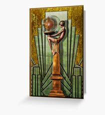 Moon Gazing Greeting Card
