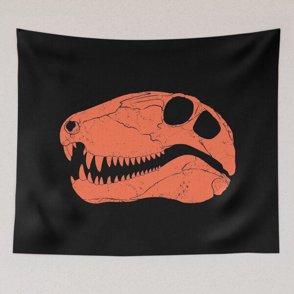 Item preview, Dimetrodon fossil skull designed and sold by NicGrayGraphic.