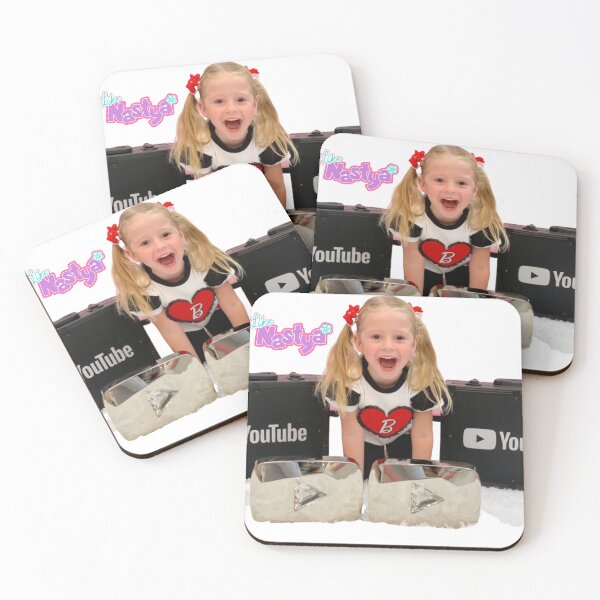 Item preview, like nastya with youtube silver play bottons| stacy toys | like nastaya logo designed and sold by theJuniorJams.