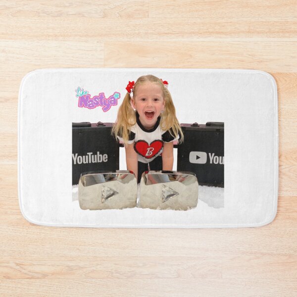 Item preview, like nastya with youtube silver play bottons| stacy toys | like nastaya logo designed and sold by theJuniorJams.