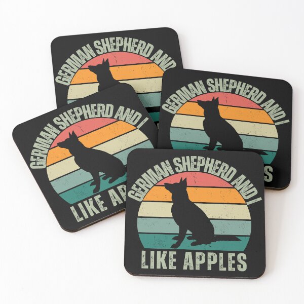 Item preview, German Shepherd And I Like Apples - Fur Babies designed and sold by ttsayt1earth.