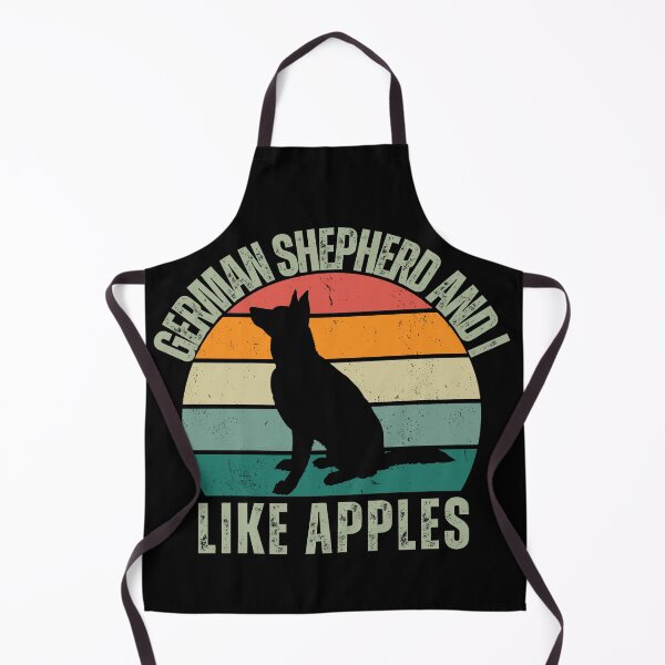 Item preview, German Shepherd And I Like Apples - Fur Babies designed and sold by ttsayt1earth.