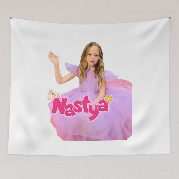 Item preview, say hello to like nastya | nastya youtube channel | like nastya youtube artem designed and sold by theJuniorJams.