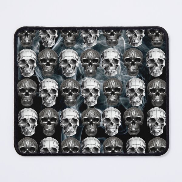 Item preview, GHOSTLY METAL SKULLS PATTERNS   designed and sold by DanaMire.