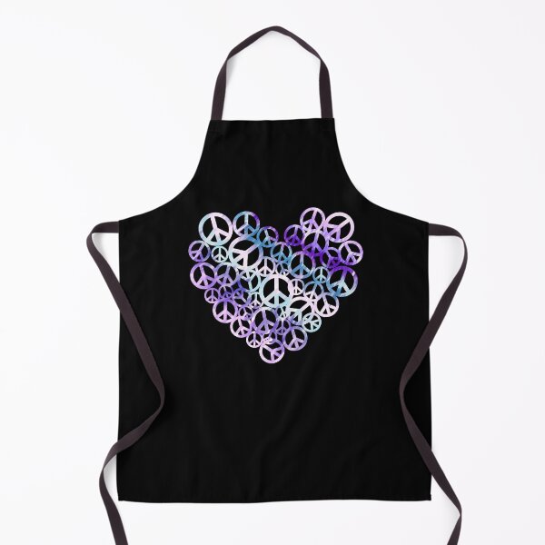 Item preview, Groovy Heart of Peace Signs Purple and Blue designed and sold by Trinket-Trickster.