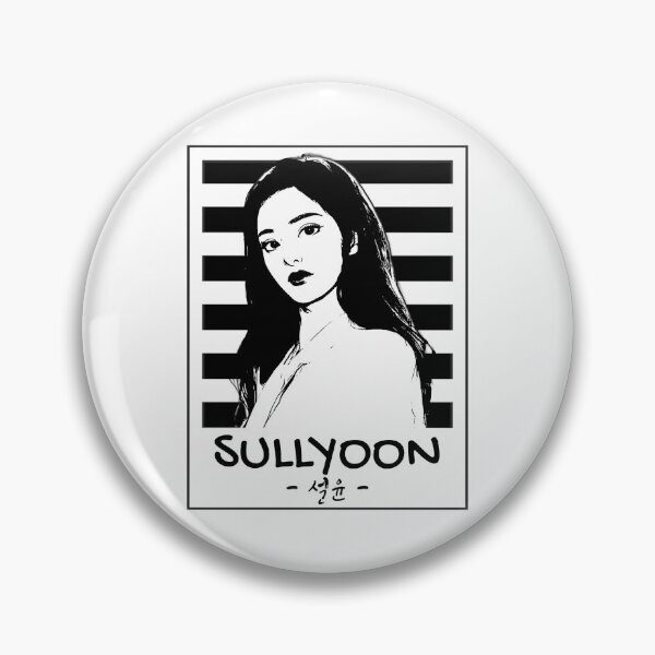 Item preview, NMIXX Sullyoon Silhouette Black and White designed and sold by AliffStudio.