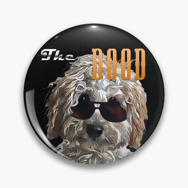 Item preview, The DOOD - Doodle Dog in Sunglasses designed and sold by 8PawsStudio.