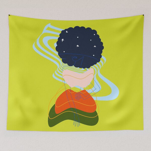 Item preview, Estrellas en su arte afro futurista n.º 5 designed and sold by AJdodd.