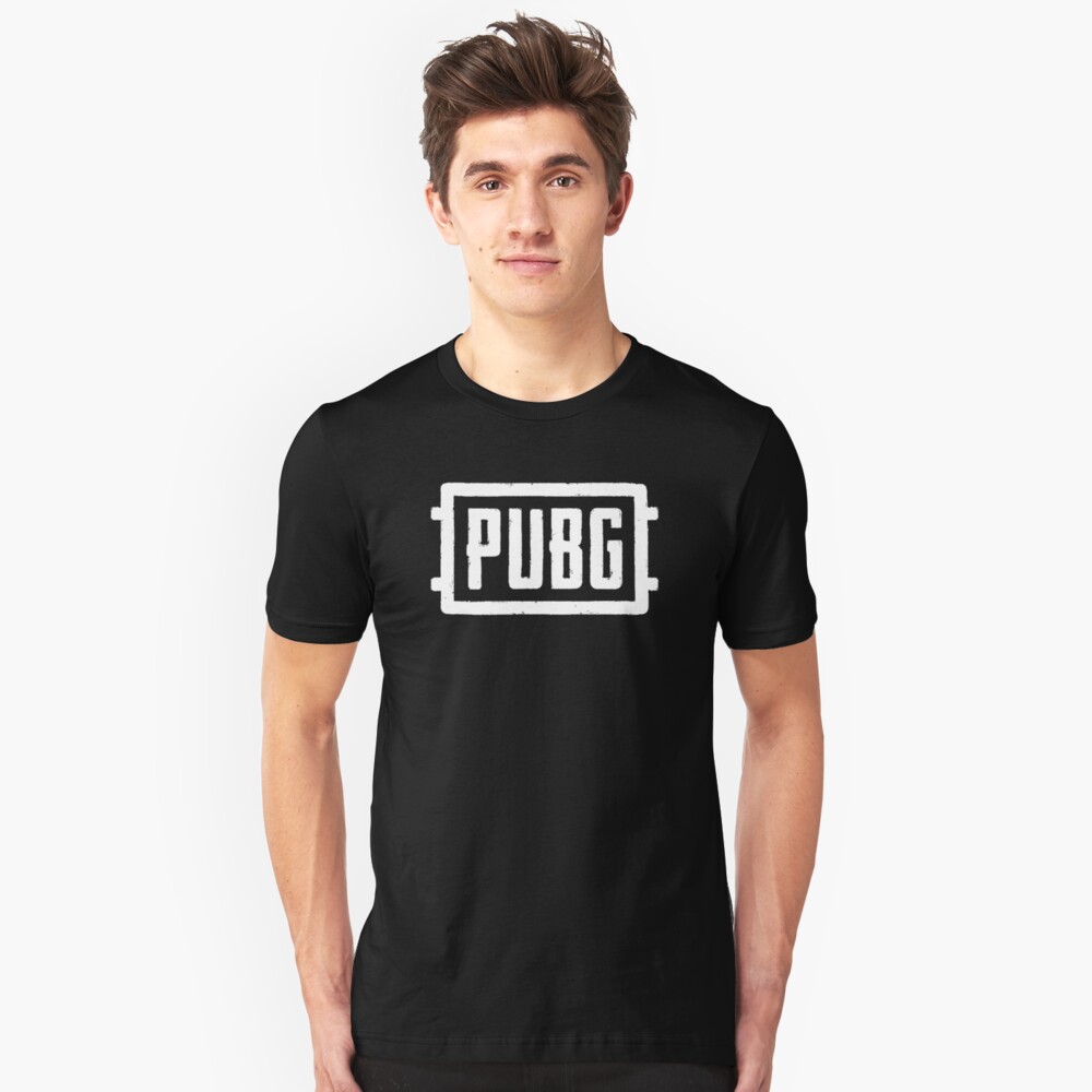 PlayerUnknown's Battlegrounds - PUBG - White Slim Fit T-Shirt