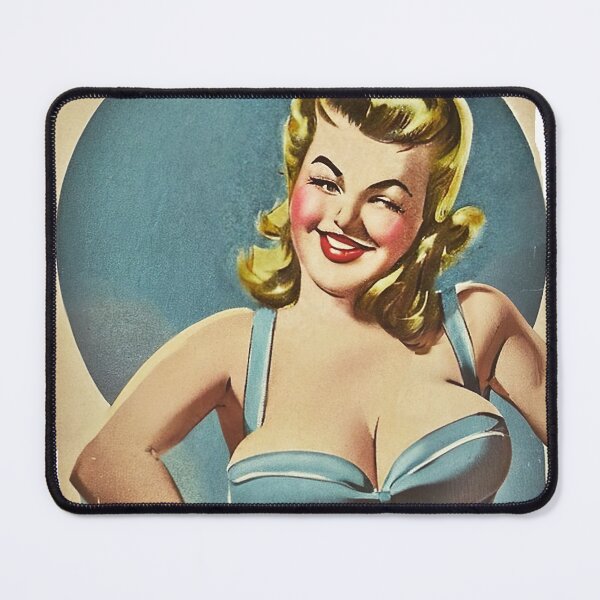 Item preview, Squinting Pinup Girl designed and sold by cutestpinups.