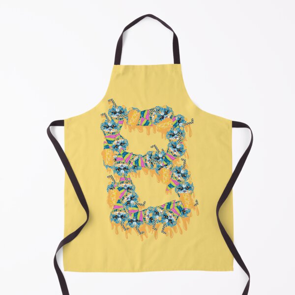 Item preview, grime art blue cheese dog ice cream in the shape of an B designed and sold by AmsaOza.