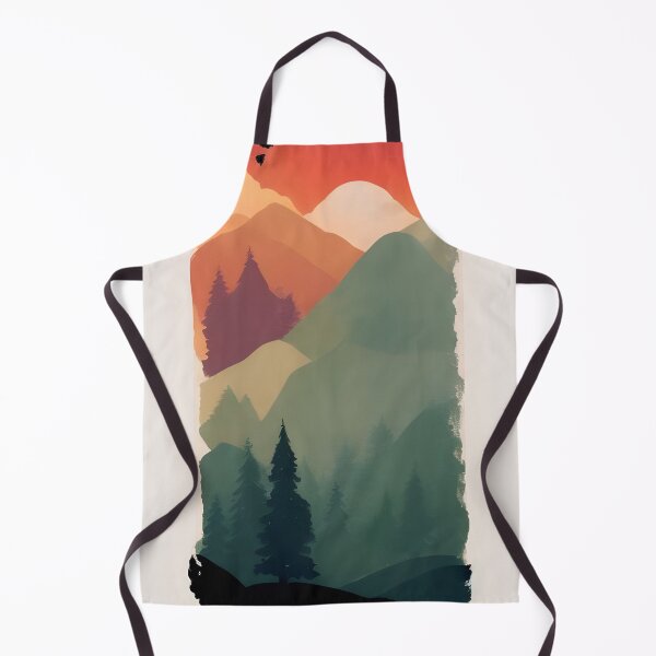 Item preview, Enhance Your Space with Our Beautiful Selection of Minimalist Landscape Mountain Trees Prints designed and sold by supeart.