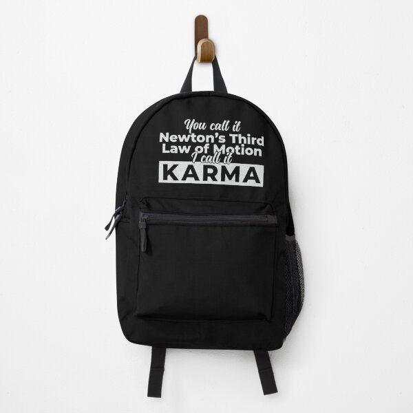 Item preview, You call it Newtons thirds law of motion I call it Karma | Funny Science Puns designed and sold by DrawingBoard.