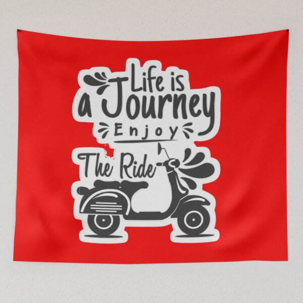 Item preview, life is a journey enjoy the ride designed and sold by mahass.