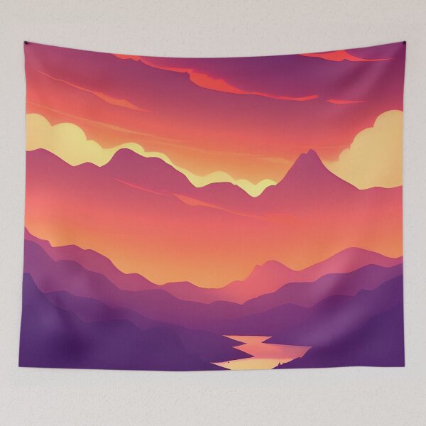 Item preview, Find the Perfect Minimalist Landscape Mountain Trees Print for Your Personal Style and Taste designed and sold by supeart.