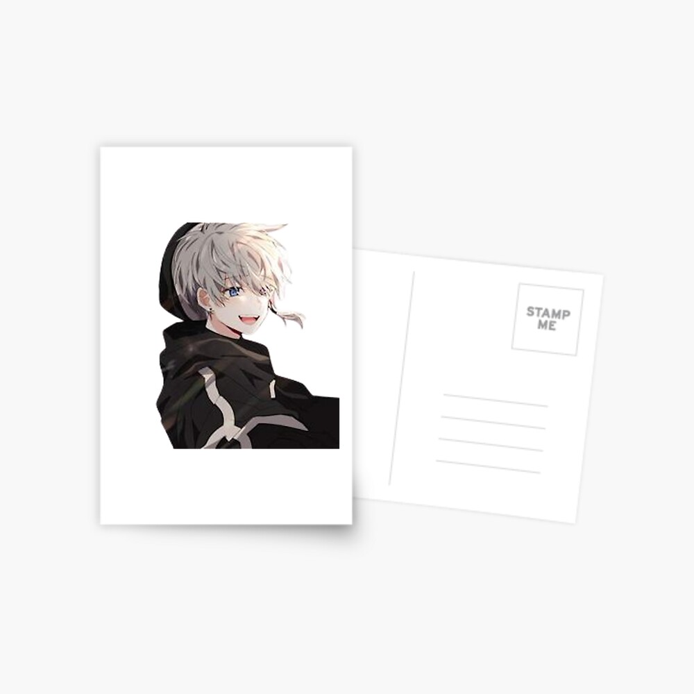 Dark Anime Boy Postcard for Sale by UraniusMaximus