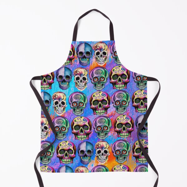 Item preview, FESTIVE COLORFUL SKULL PATTERNS - WATERCOLOR PAINT designed and sold by DanaMire.