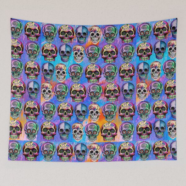 Item preview,  FESTIVE COLORFUL  SKULL PATTERNS - WATERCOLOR PAINT  designed and sold by DanaMire.