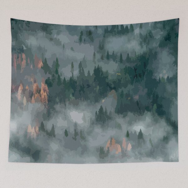 Item preview,  Forest Illustration:- Forest Wall Art-Forest Art Print designed and sold by typoinspired.