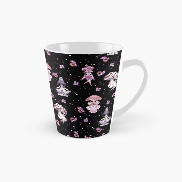 Item preview, Mushroom Pattern | Black Background  designed and sold by TinyKatCreative.