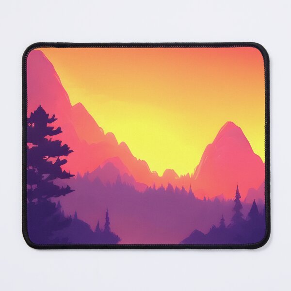 Item preview, Minimalist Landscape Mountain Trees Prints: A Unique and Eye-catching Way to Elevate Your Home Decor designed and sold by supeart.