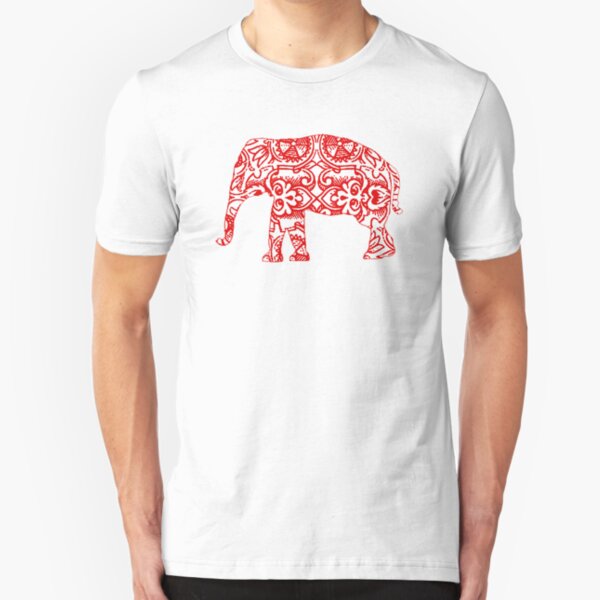 Design By Humans Paisley Elephant Boys Youth Graphic T Shirt