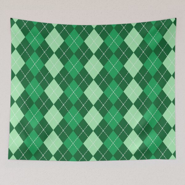 Item preview, Green Argyle Pattern designed and sold by starrylite.
