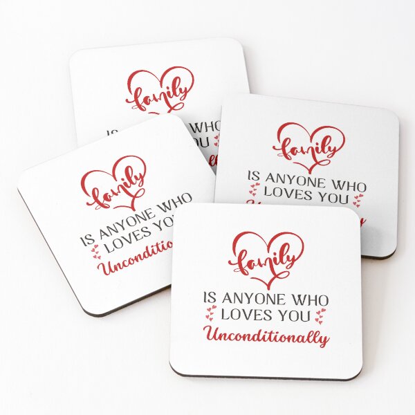 Item preview, family is anyone who loves you unconditionally designed and sold by Itsforyou1.