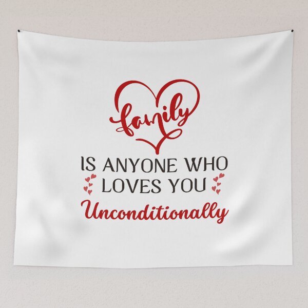 Item preview, family is anyone who loves you unconditionally designed and sold by Itsforyou1.