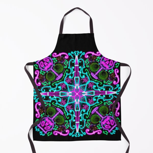Item preview, Neon Mandala Flower Abstract designed and sold by Chatchot.