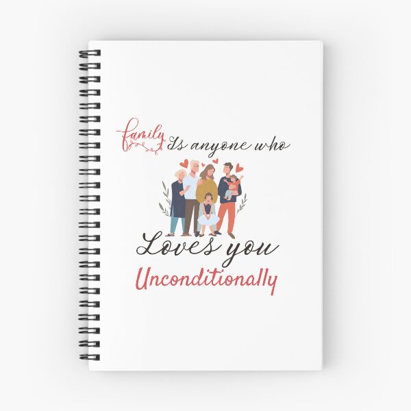 Item preview,  family is anyone who loves you unconditionally designed and sold by Itsforyou1.