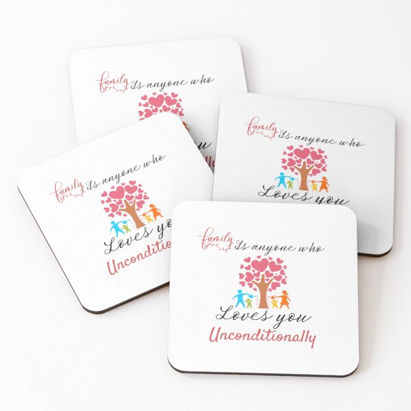 Item preview,  family is anyone who loves you unconditionally designed and sold by Itsforyou1.