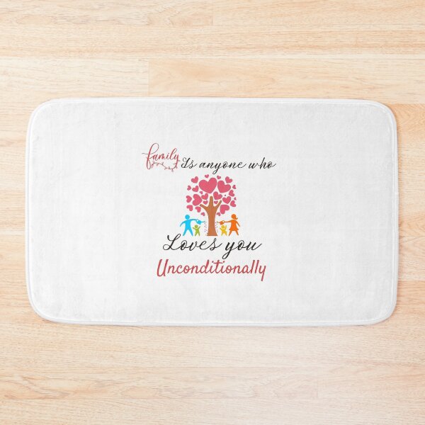 Item preview,  family is anyone who loves you unconditionally designed and sold by Itsforyou1.