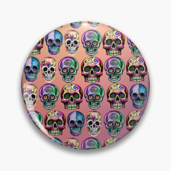 Item preview, COLORFUL  SKULL PATTERNS - ABSTRACT PINK designed and sold by DanaMire.
