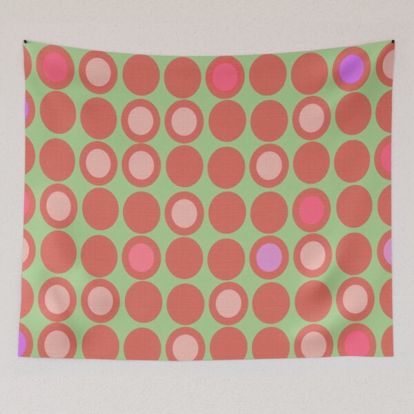 Item preview, Mid-Century Modern Inspired Oval Pattern designed and sold by TotallyRetroArt.