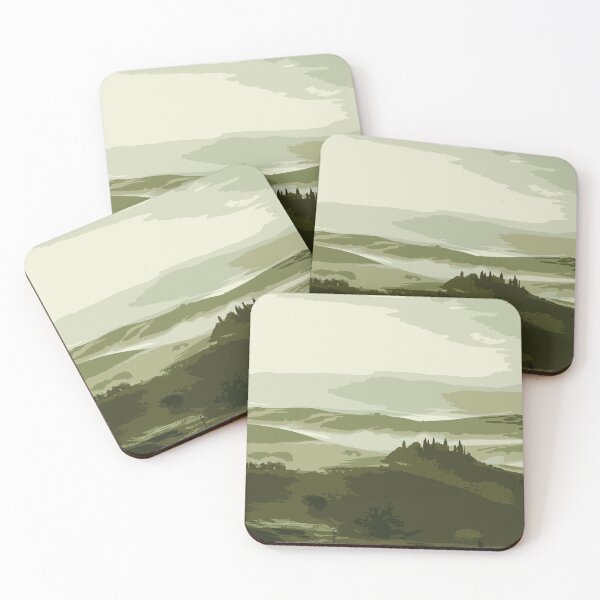 Item preview, Abstract Illustration:- Abstract Landscape Wall Art-Vintage Landscape Art designed and sold by typoinspired.