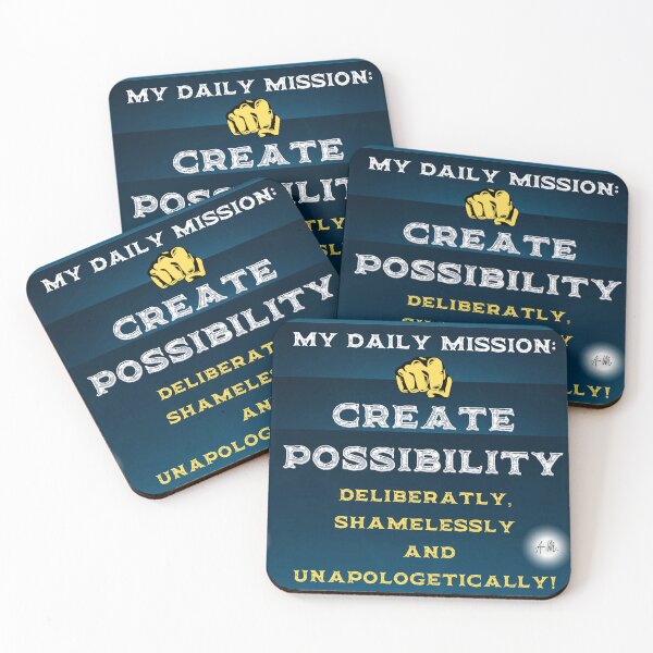 Item preview, My daily mission: Create possibility! designed and sold by BuddyBoots.