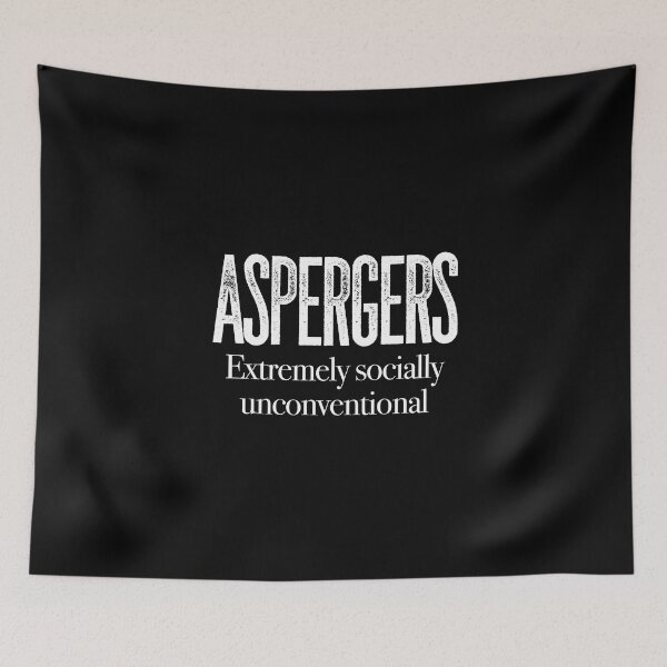 Item preview, ASPERGERS Extremely socially unconventional | Asperger Syndrome Awareness | Autism Spectrum Disorder | High Functioning | Neurodiversity | Neurodivergent | Neurodiverse designed and sold by MJDezigns.