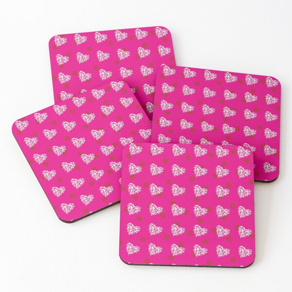 Item preview, Sweet Heart Pink Pattern designed and sold by MZ-Graphics-1.