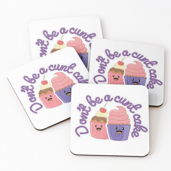Item preview, Don't be a Cunt Cake Cartoon Cupcakes designed and sold by LovesLola.
