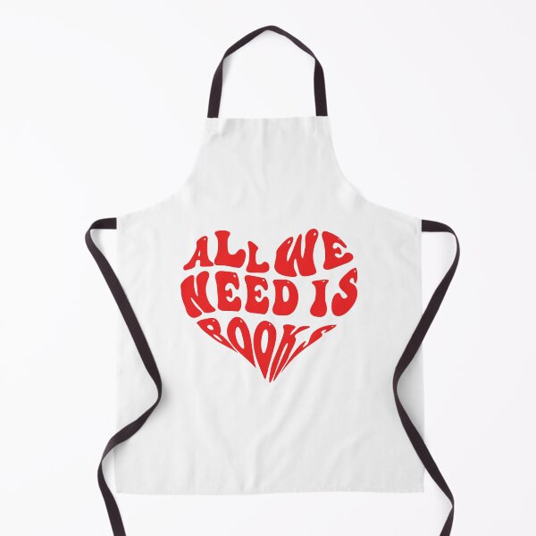 Item preview, ALL WE NEED IS BOOKS - VALENTINE'S DAY, BOOKNERDS, designed and sold by The Bookworm Store.