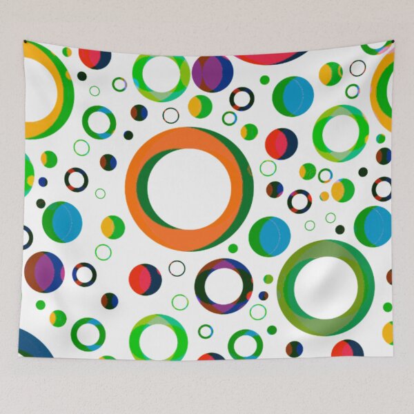 Item preview, Retro Inspired Circles designed and sold by TotallyRetroArt.