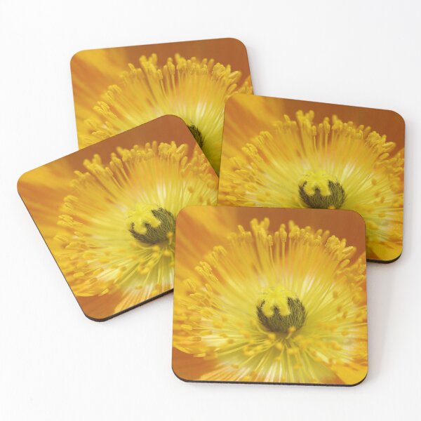 Item preview, Close-up of yellow poppy designed and sold by AnnaKT.