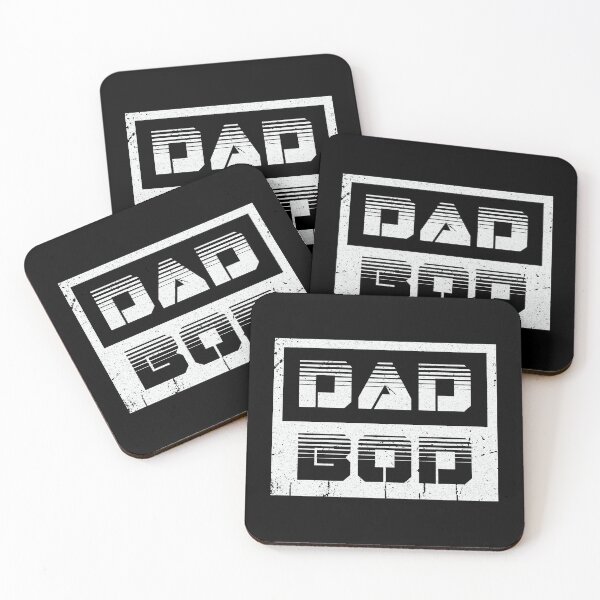 Item preview, Dad Bod - Vintage White Text designed and sold by Whimsical  Thinker.