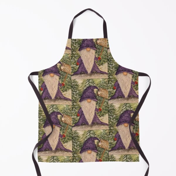 Item preview, Purple Wizard Gnome with peace sign designed and sold by LauraAnnSeel.