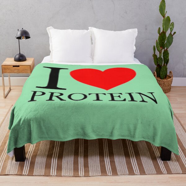 Item preview, I Love Protein Black designed and sold by GenevieveWaters.