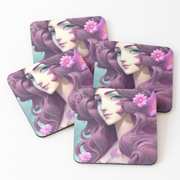 Item preview, Violet haired beauty designed and sold by Laccy.
