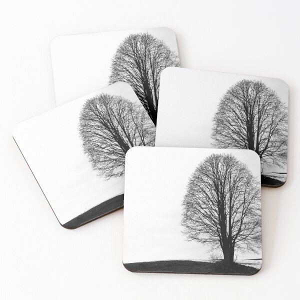 Item preview, B/W winter landscape with lone tree designed and sold by AnnaKT.