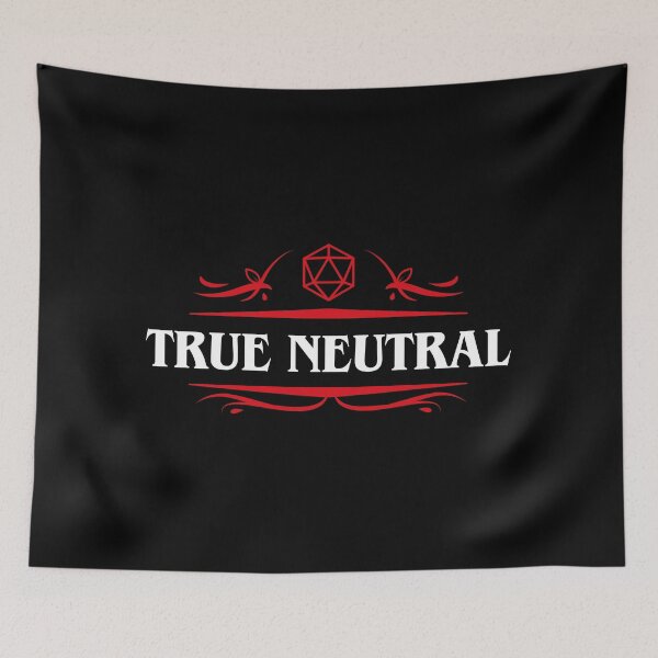 Item preview, True Neutral Alignment Tabletop RPG Addict designed and sold by pixeptional.